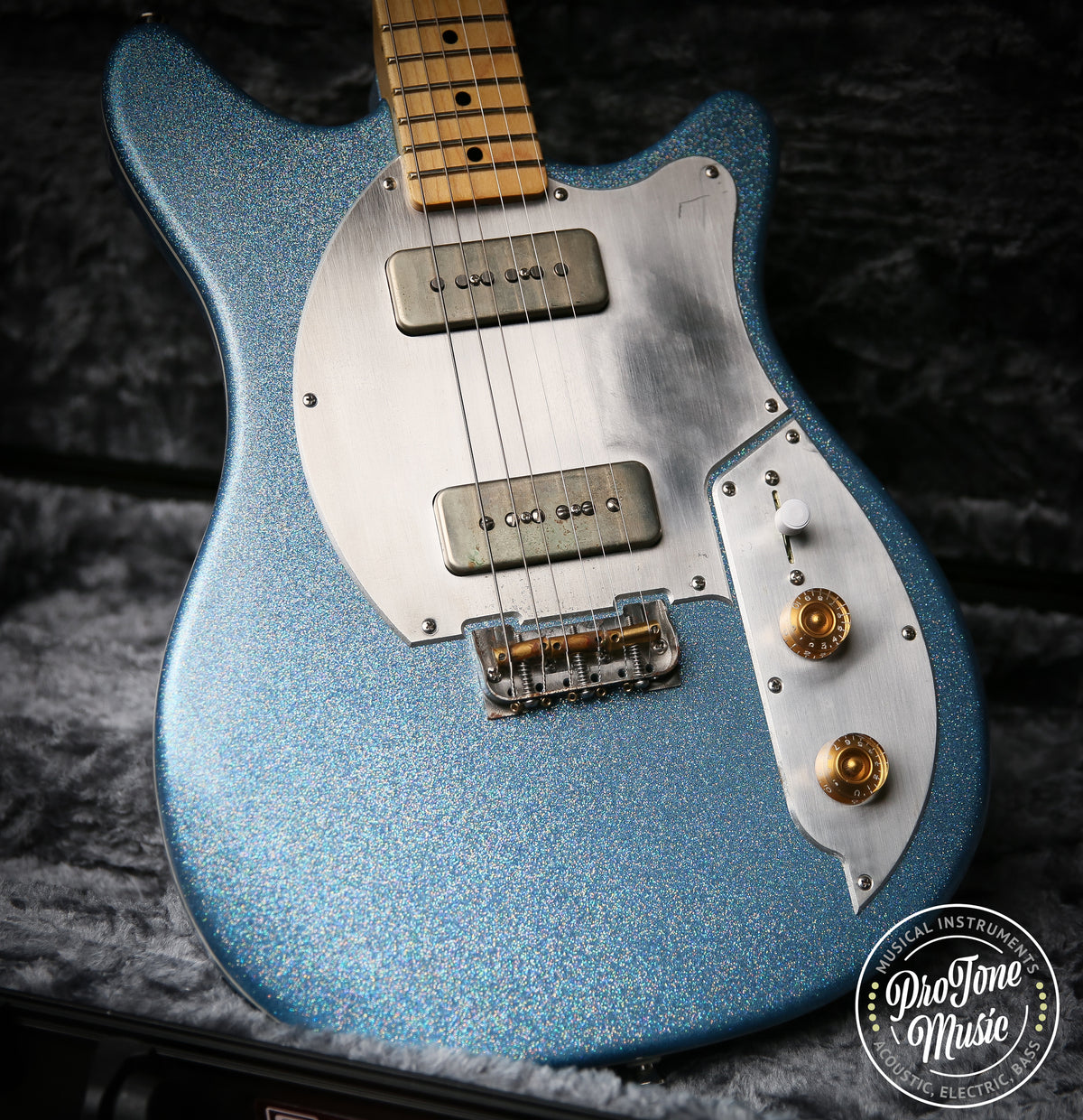 Hahn Model 112 Blue Sparkle &amp; Hard Case - ProTone Music