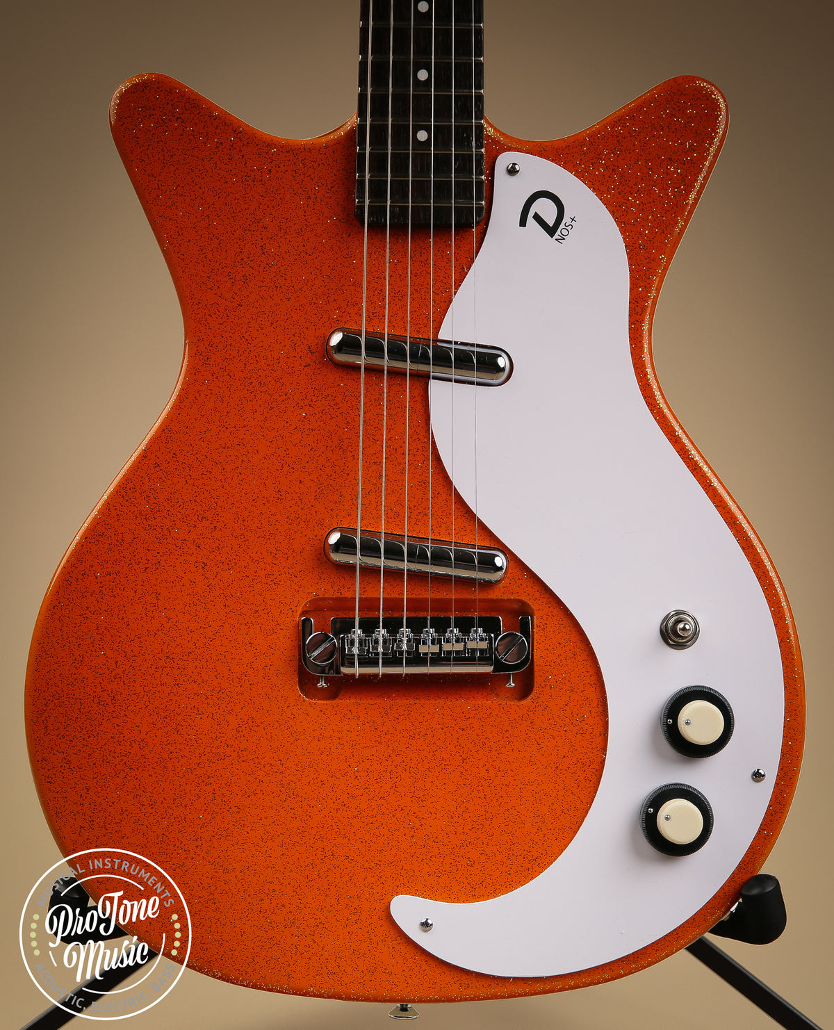 Danelectro &#39;59M NOS Electric Guitar Orange Metal Flake