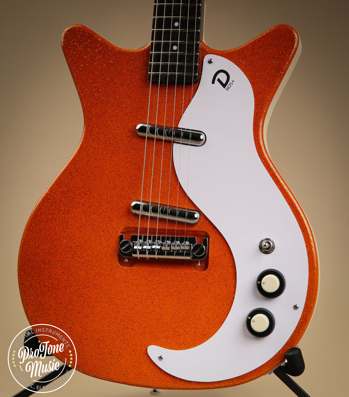 Danelectro &#39;59M NOS Electric Guitar Orange Metal Flake