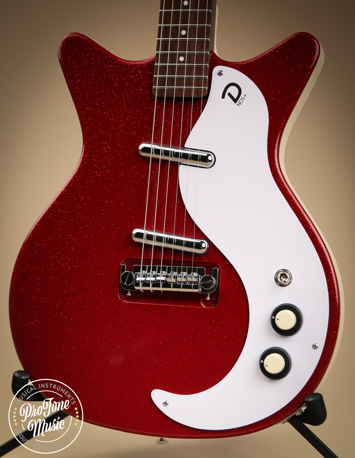 Danelectro &#39;59M NOS Electric Guitar Red Metal Flake