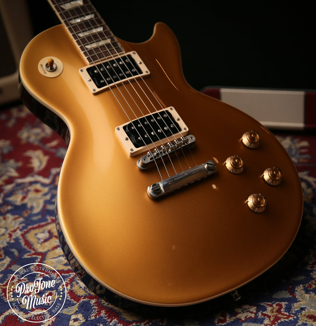 2022 Gibson USA Les Paul Slash Victoria Gold Top &amp; Hard Case