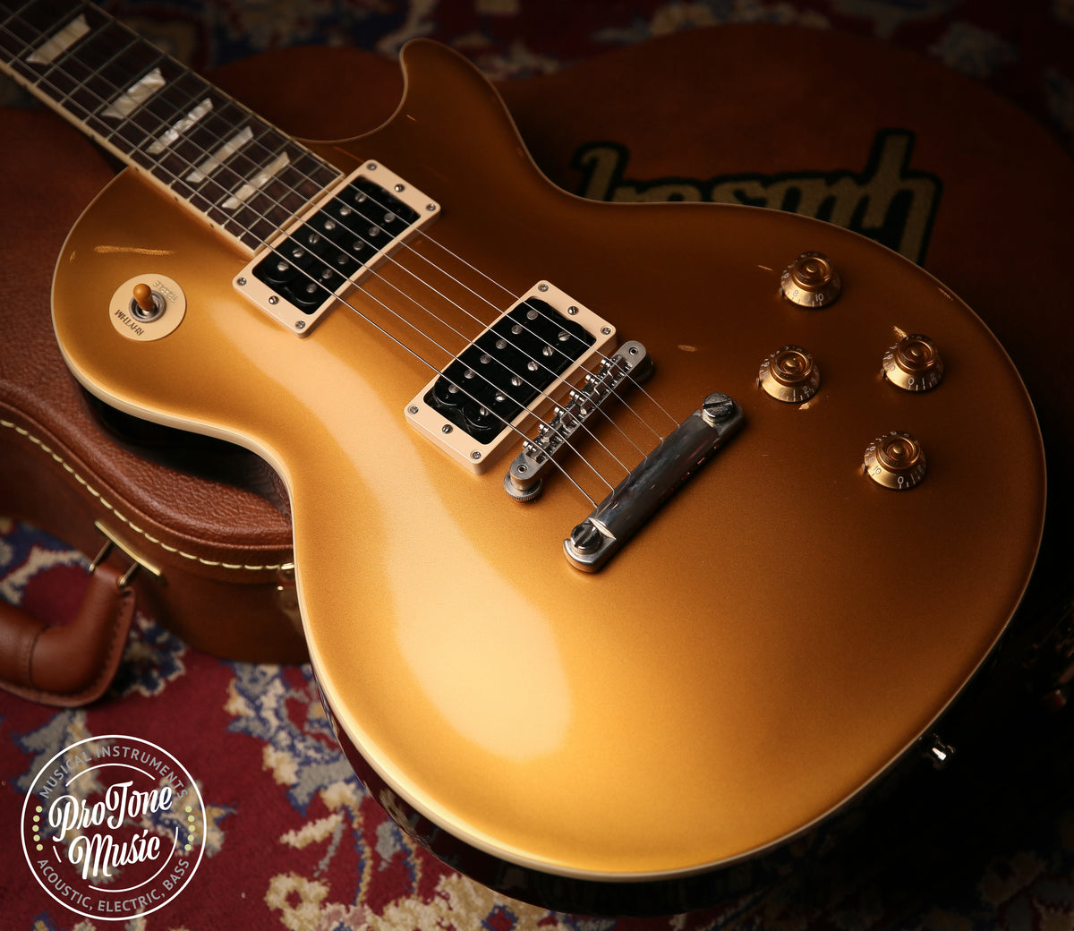 2022 Gibson USA Les Paul Slash Victoria Gold Top &amp; Hard Case