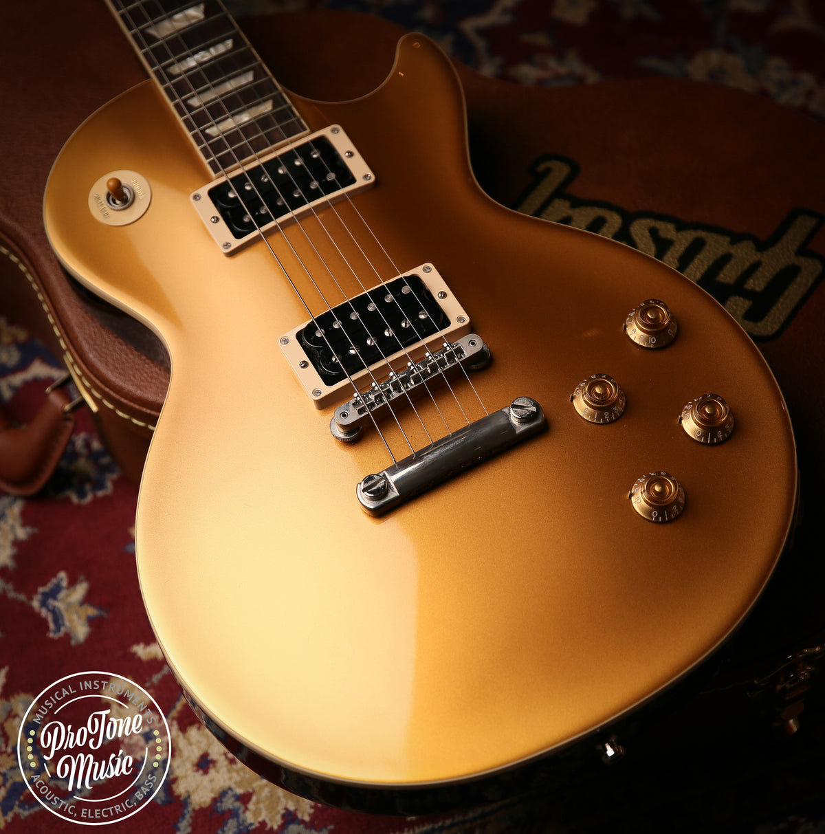 2022 Gibson USA Les Paul Slash Victoria Gold Top &amp; Hard Case