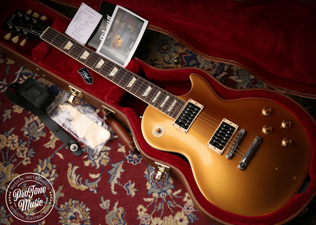 2022 Gibson USA Les Paul Slash Victoria Gold Top &amp; Hard Case