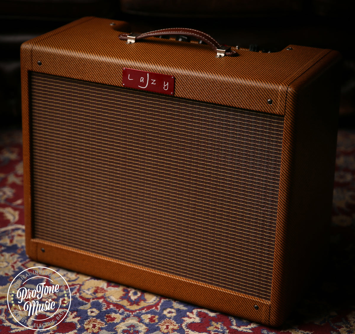 Lazy J 20 Watt Valve Amplifier Lacquered Tweed Finish