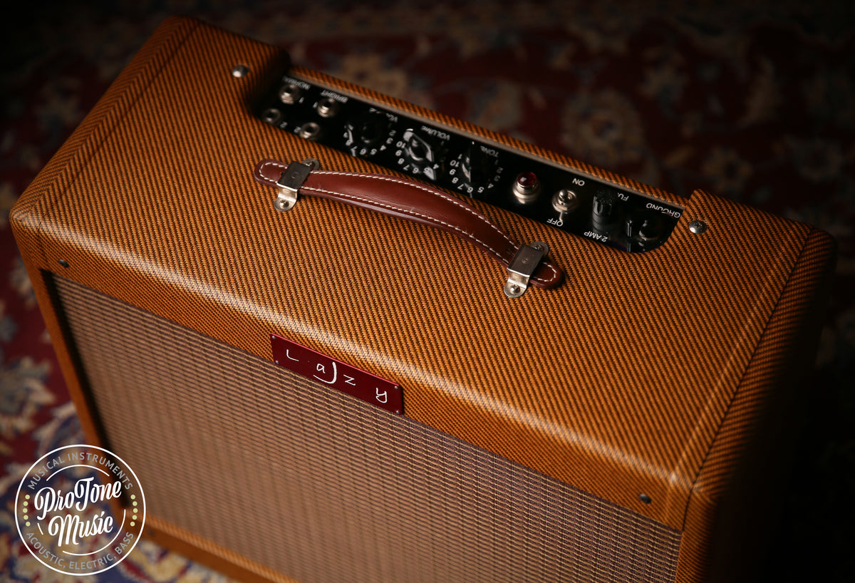 Lazy J 20 Watt Valve Amplifier Lacquered Tweed Finish