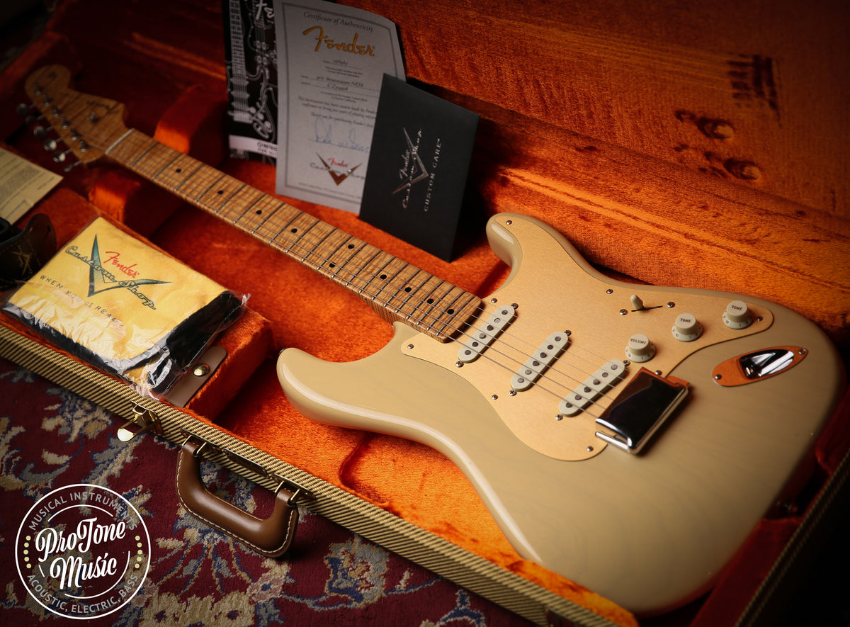 2015 Fender USA Custom Shop Masterbuilt Dale Wilson 50s Stratocaster NOS Honey Blonde