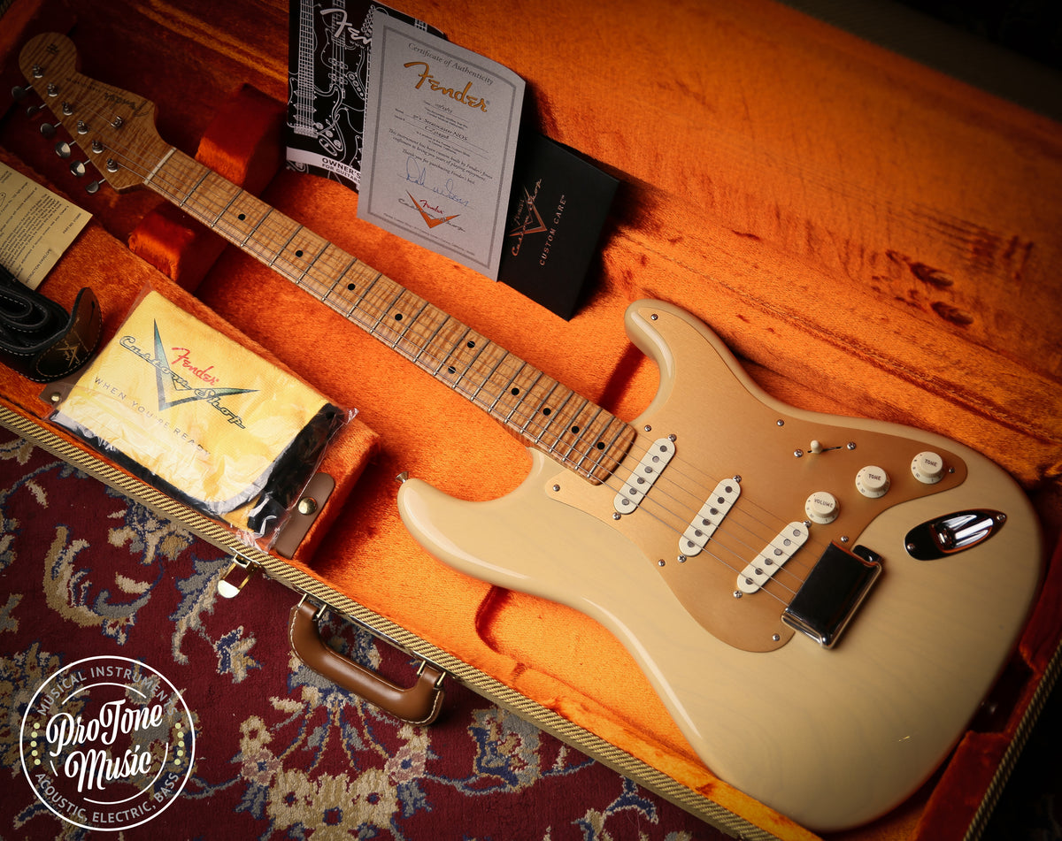 2015 Fender USA Custom Shop Masterbuilt Dale Wilson 50s Stratocaster NOS Honey Blonde