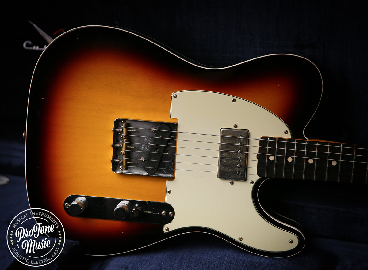 2023 Fender USA Custom Shop 62&#39; Tele Custom Journeyman Relic 3 Tone Sunburst