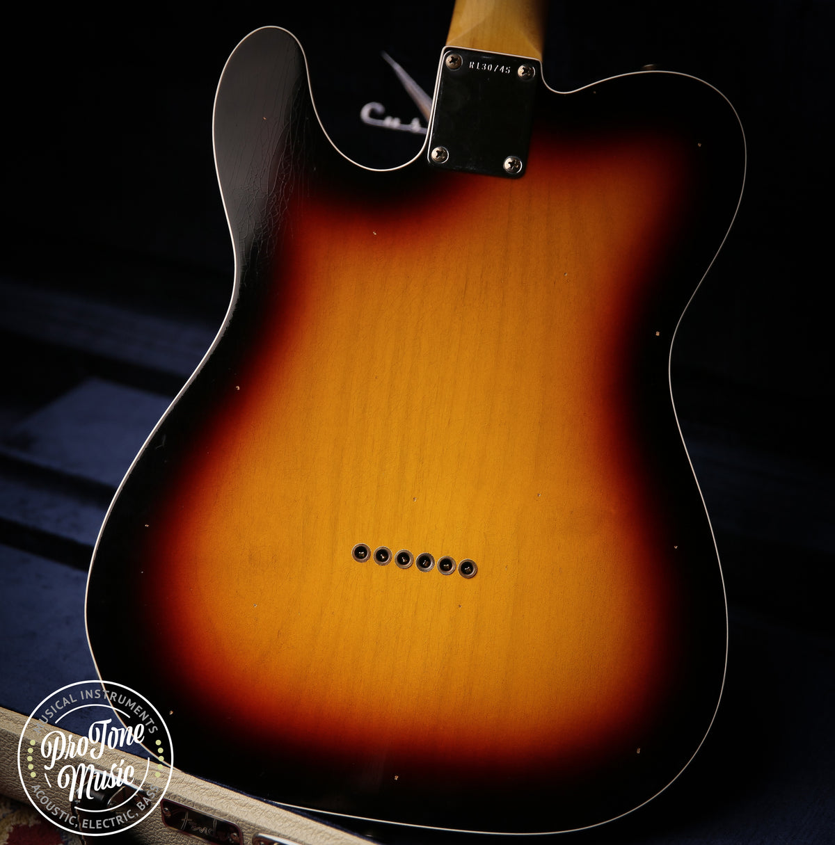 2023 Fender USA Custom Shop 62&#39; Tele Custom Journeyman Relic 3 Tone Sunburst