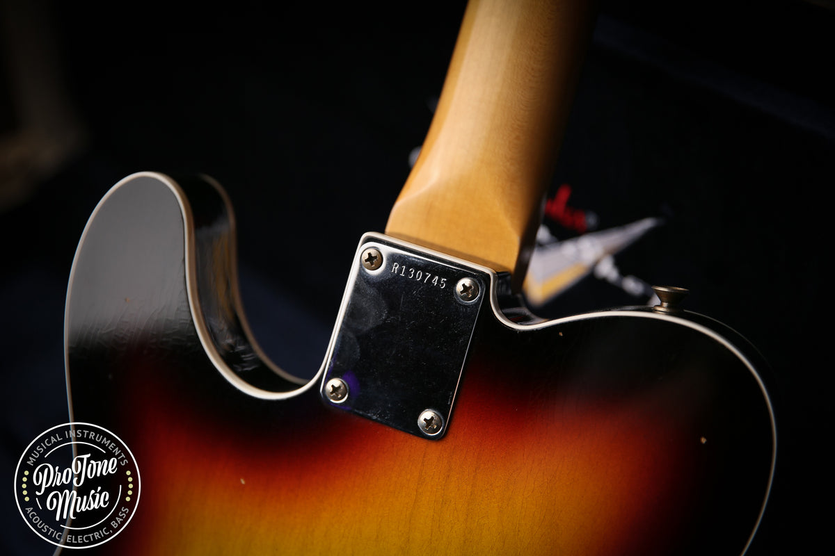 2023 Fender USA Custom Shop 62&#39; Tele Custom Journeyman Relic 3 Tone Sunburst