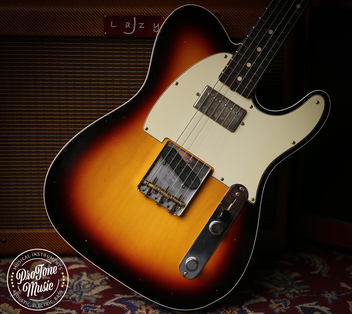 2023 Fender USA Custom Shop 62&#39; Tele Custom Journeyman Relic 3 Tone Sunburst