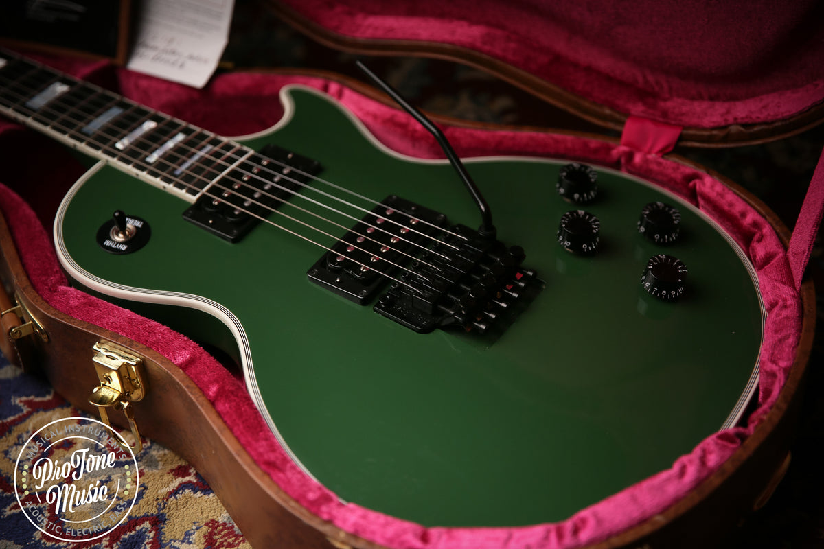 2018 Gibson USA Les Paul Custom Shop Axcess Hunter Green - ProTone Music