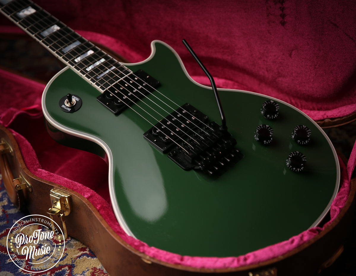 2018 Gibson USA Les Paul Custom Shop Axcess Hunter Green - ProTone Music