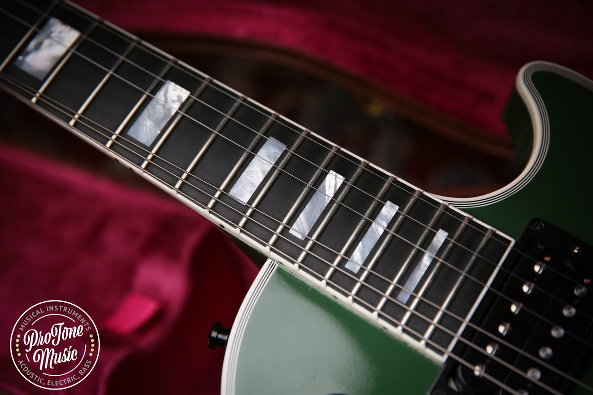 2018 Gibson USA Les Paul Custom Shop Axcess Hunter Green - ProTone Music