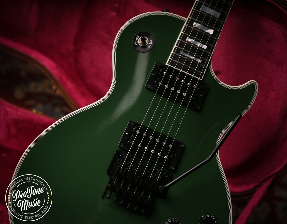 2018 Gibson USA Les Paul Custom Shop Axcess Hunter Green - ProTone Music