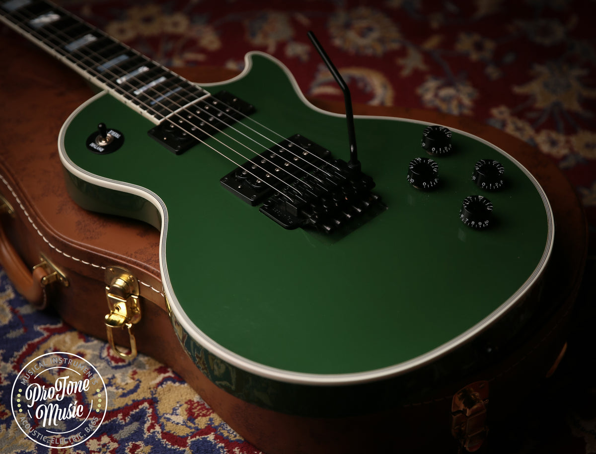 2018 Gibson USA Les Paul Custom Shop Axcess Hunter Green - ProTone Music