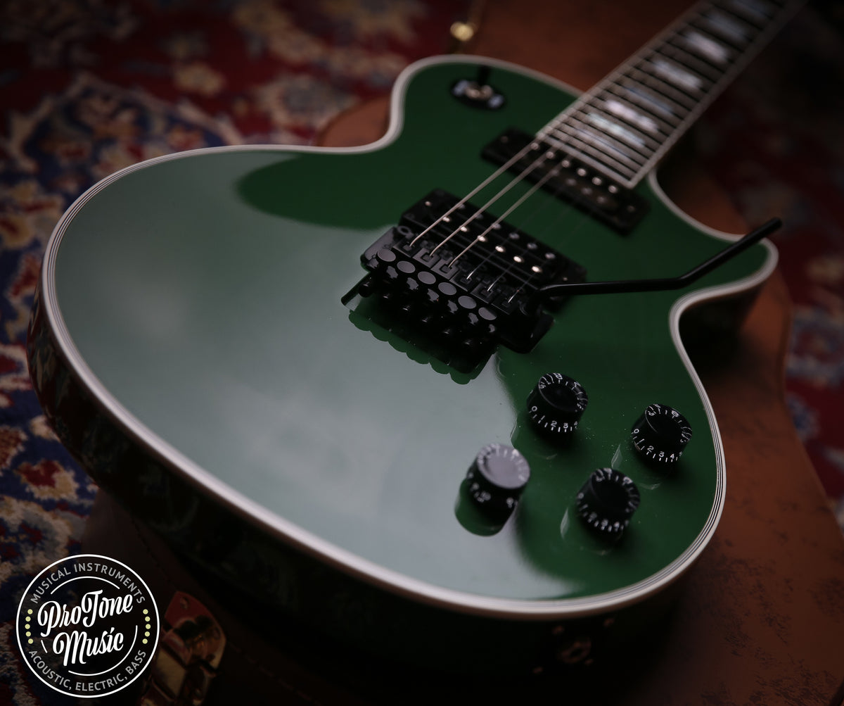 2018 Gibson USA Les Paul Custom Shop Axcess Hunter Green - ProTone Music