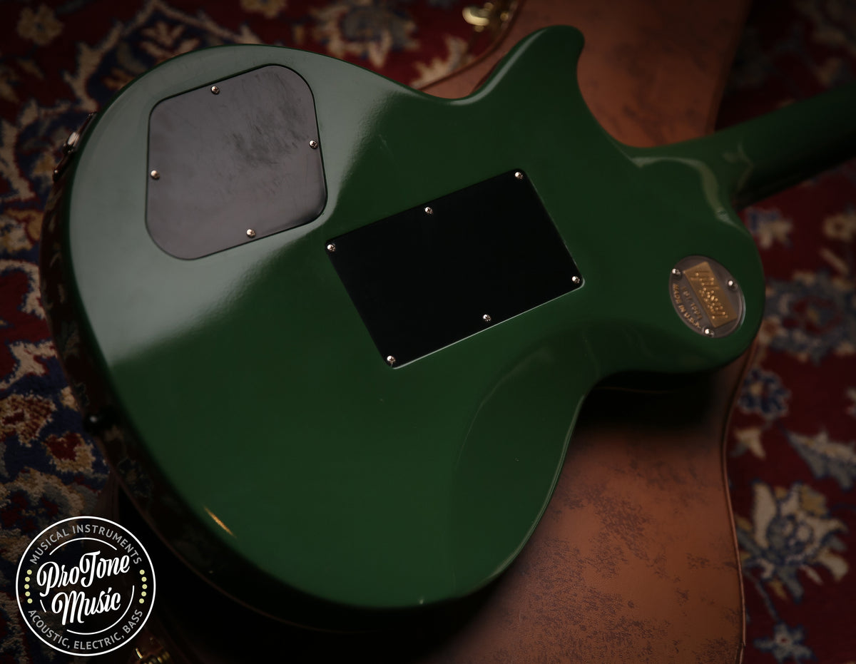 2018 Gibson USA Les Paul Custom Shop Axcess Hunter Green - ProTone Music