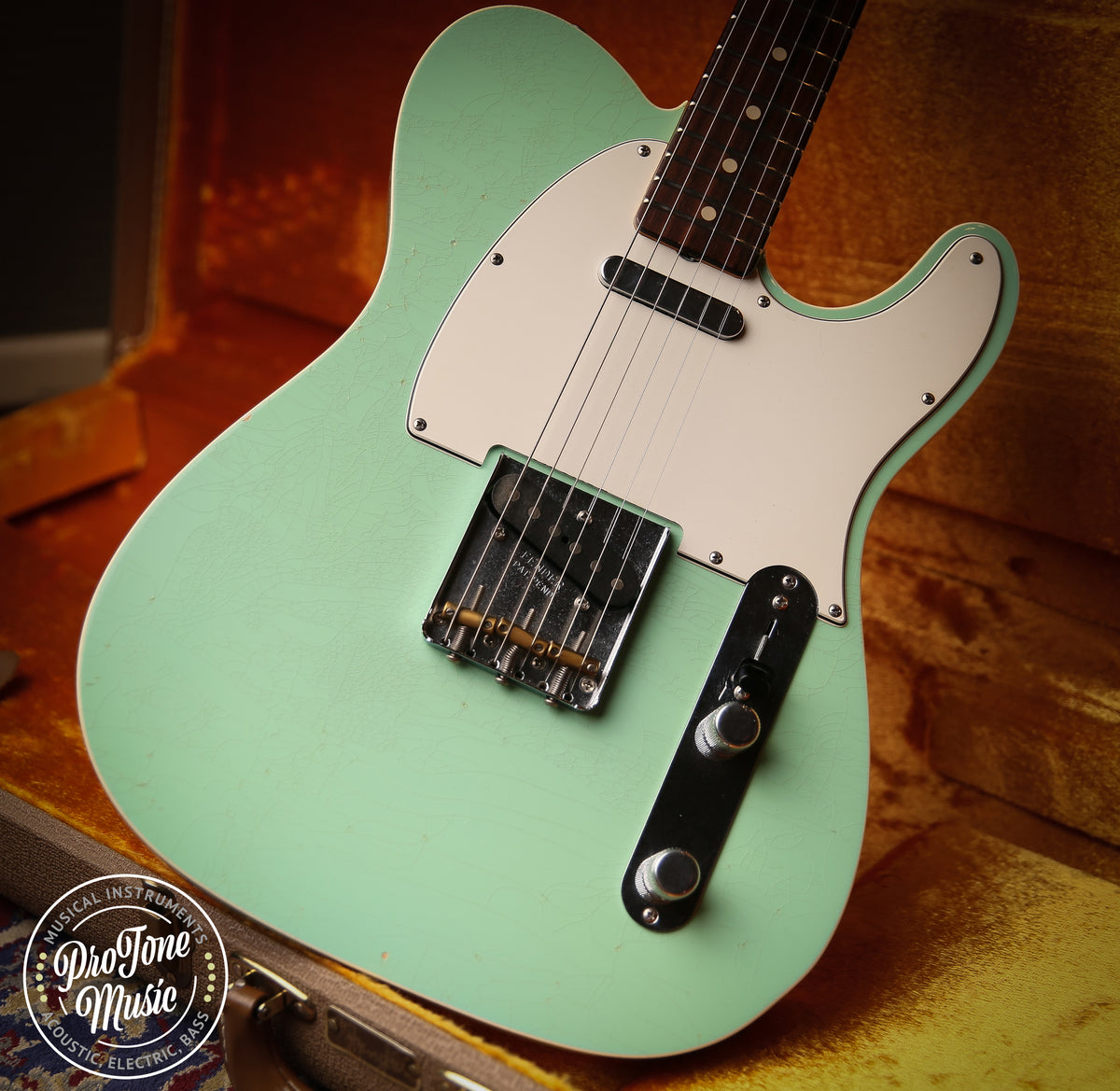 2014 Fender USA Custom Shop Custom Tele Closet Classic Surf Green Masterbuilt