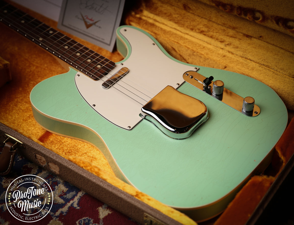 2014 Fender USA Custom Shop Custom Tele Closet Classic Surf Green Masterbuilt