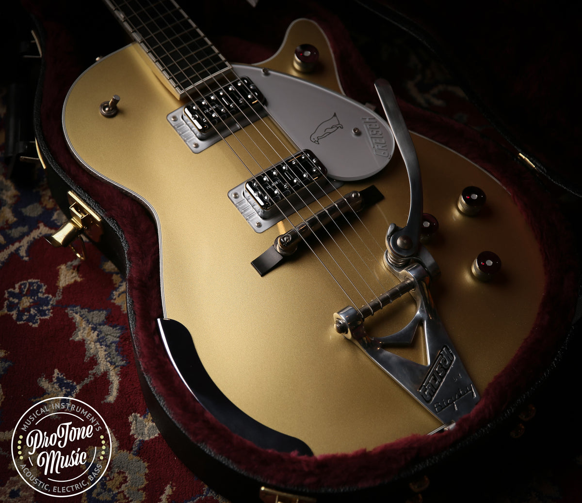 2018 Gretsch G6134T Penguin Limited Edition Casino Gold - ProTone Music