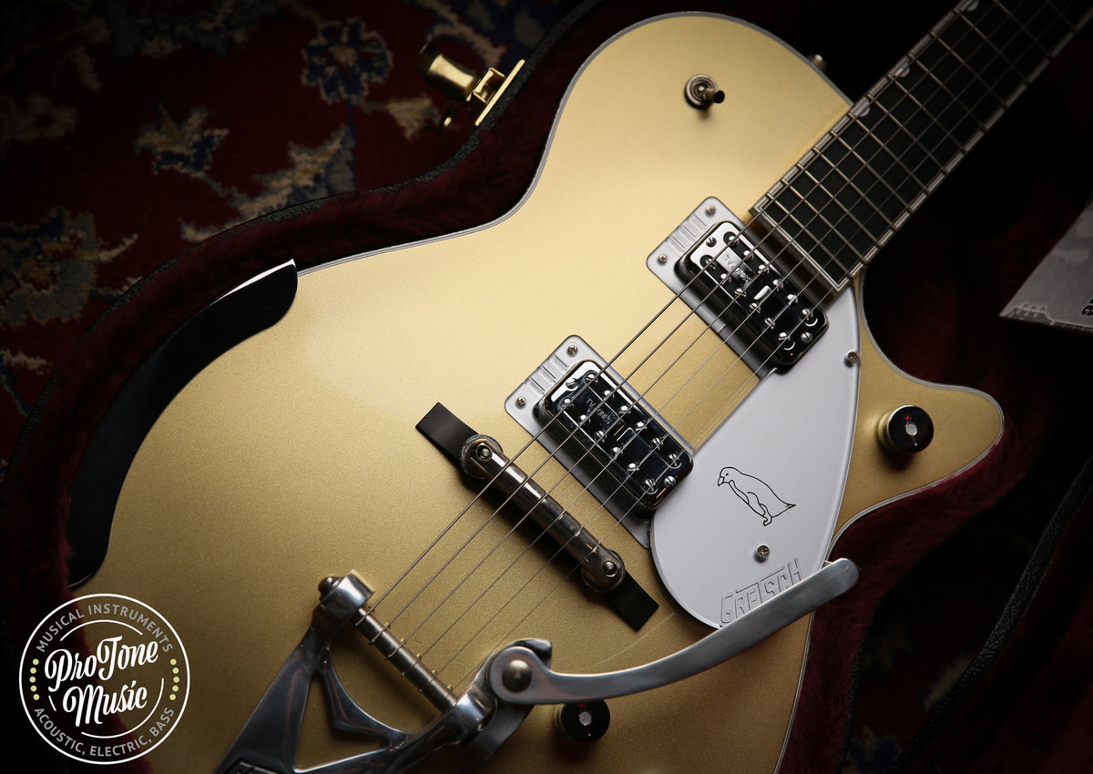 2018 Gretsch G6134T Penguin Limited Edition Casino Gold - ProTone Music