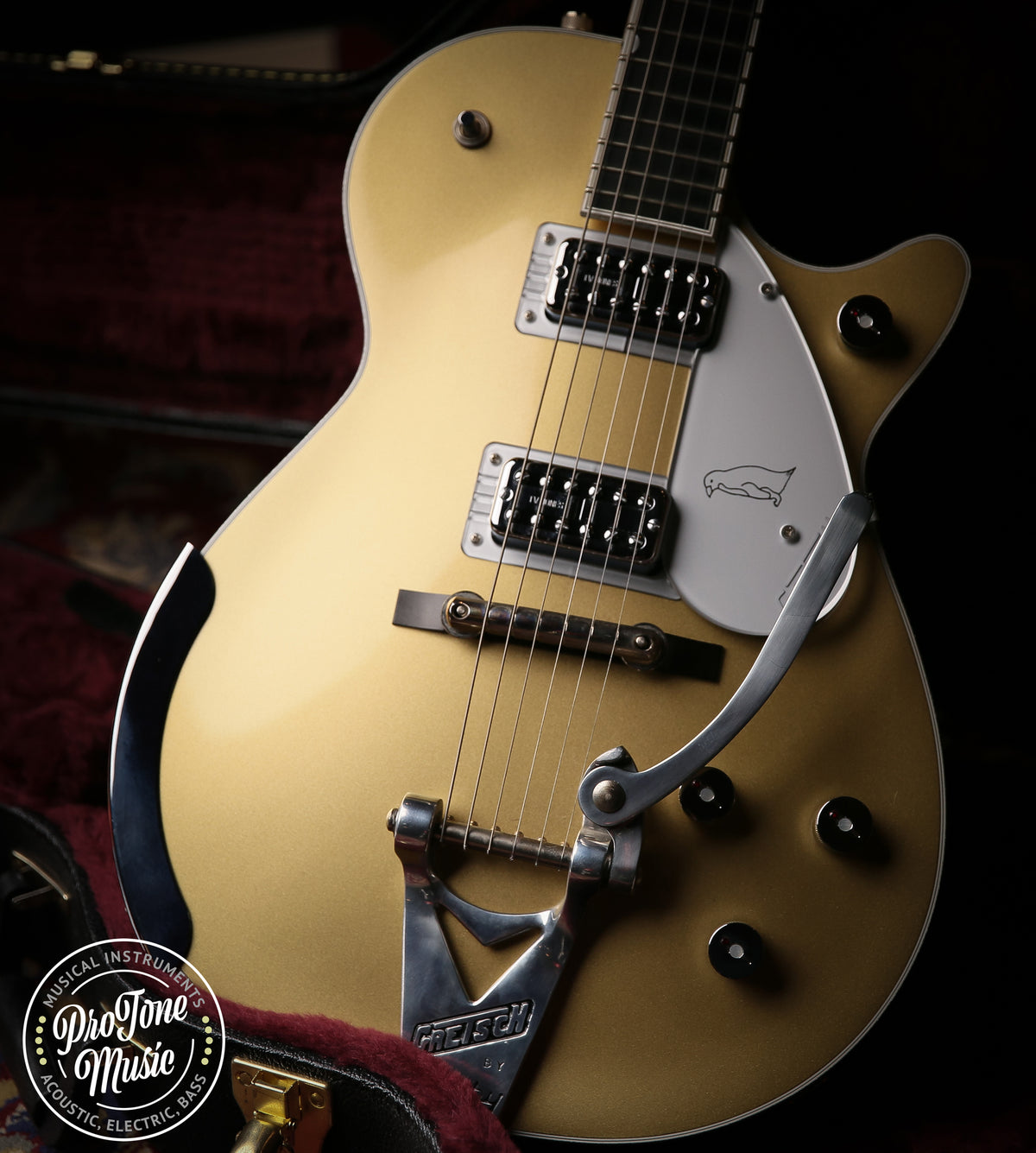 2018 Gretsch G6134T Penguin Limited Edition Casino Gold - ProTone Music