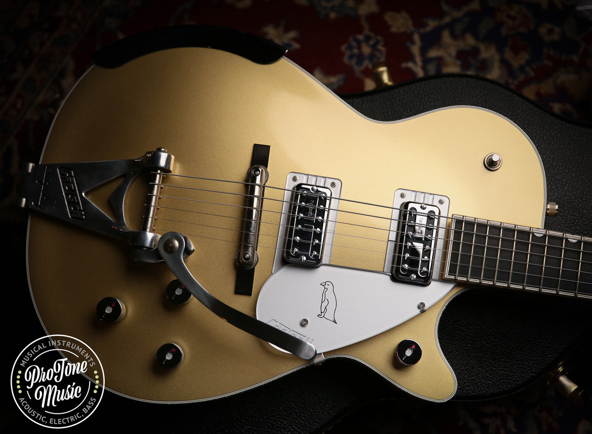 2018 Gretsch G6134T Penguin Limited Edition Casino Gold - ProTone Music