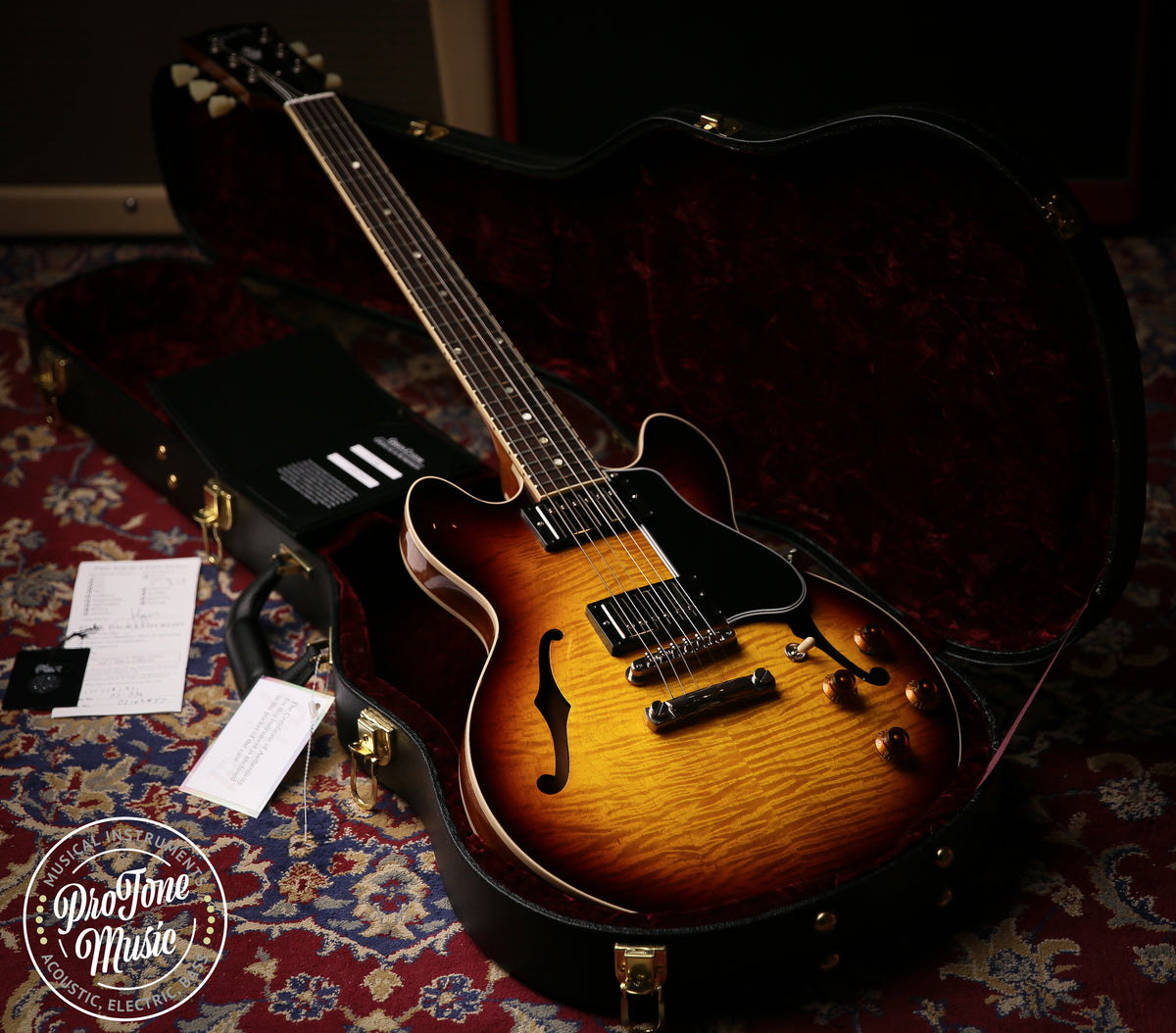 2021 Gibson USA Custom Shop ES-336 Figured Top Sunburst - ProTone Music