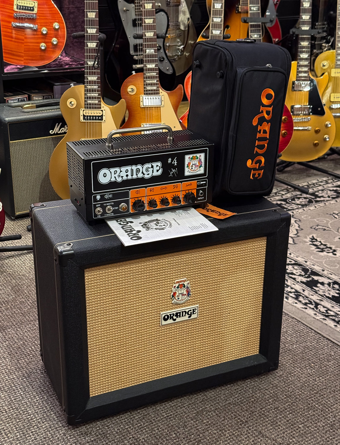 Orange Jim Root Tiny Terror Head &amp; 1 x 12 Cab